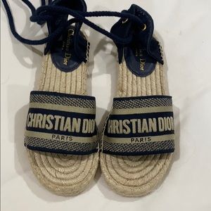Dior | Shoes | Christian Dior Espadrille Sandals | Poshmark